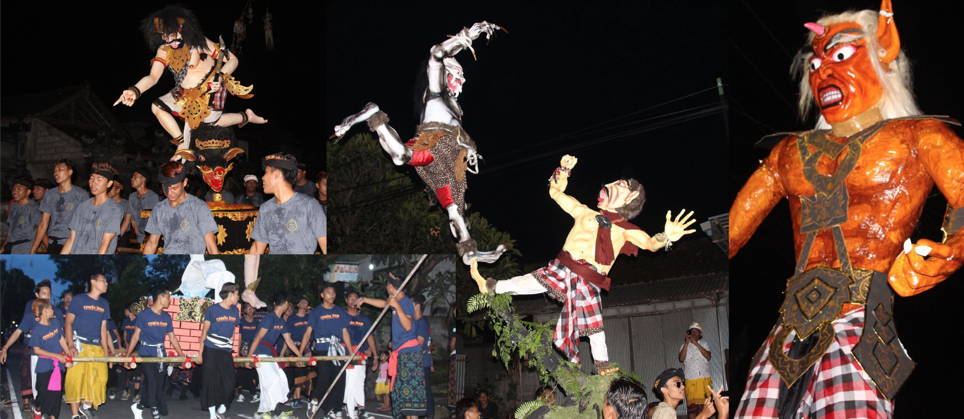Images of Ogoh Ogoh festival in Bali