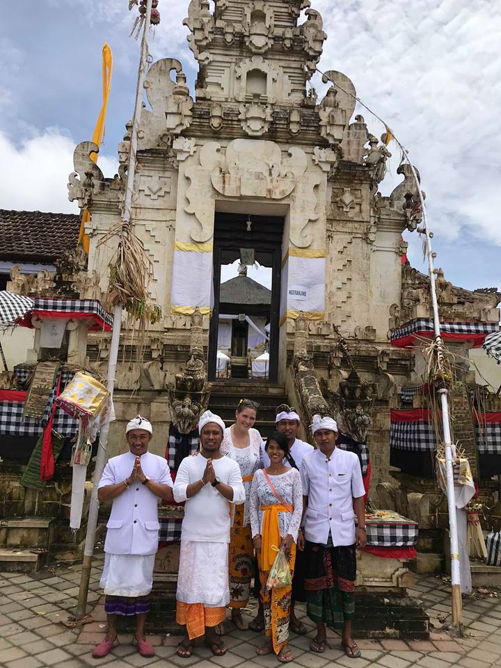 Bali Dive Cove team at Lempuyang Temple in Karangasem