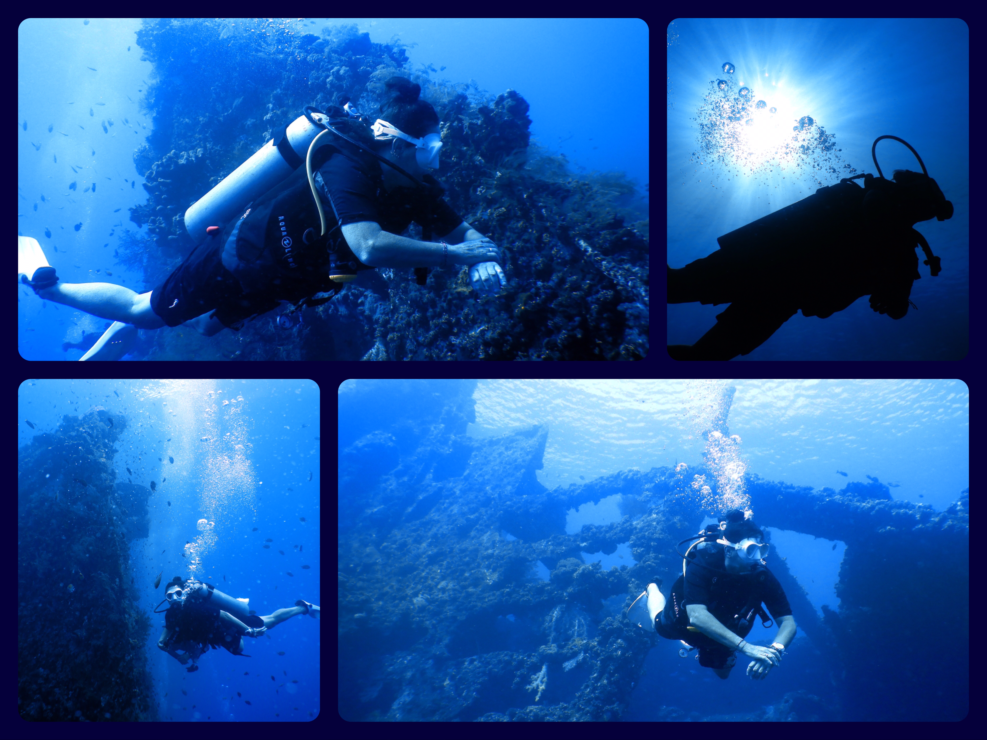Lindas' PADI Open water course in Amed, Bali