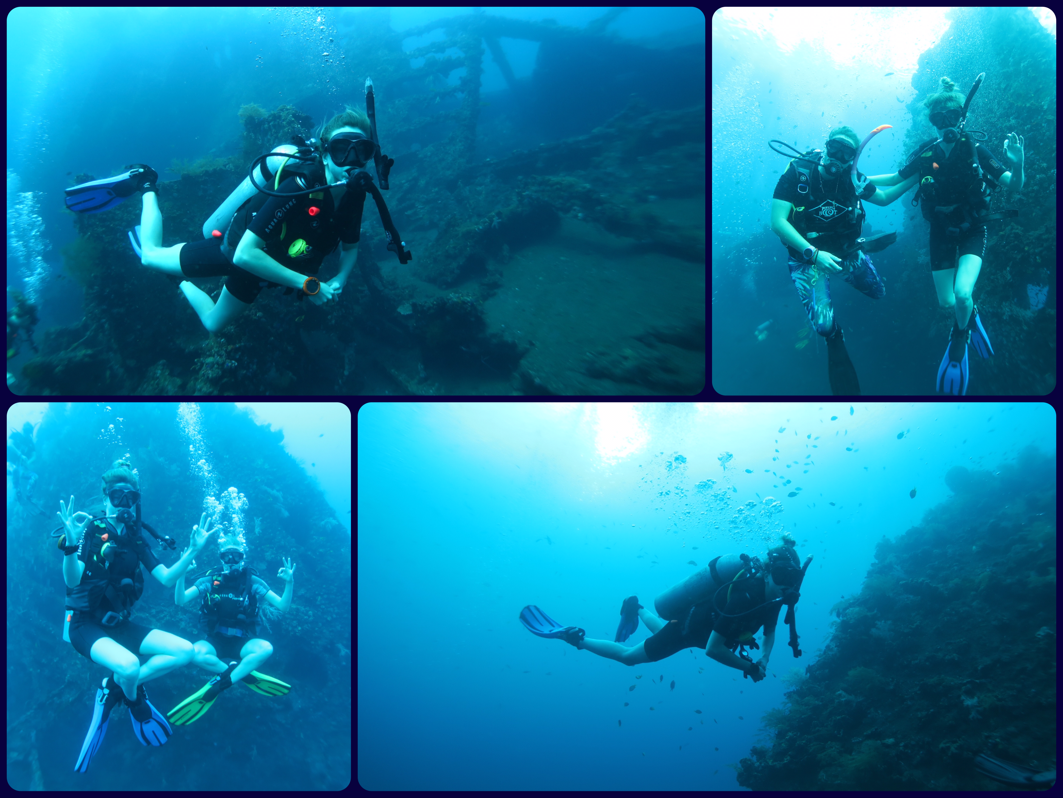 Kirstens PADI Open water course in Amed, Bali